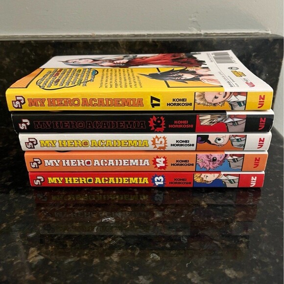 Other - My Hero Academia Paperback Books Volumes 13,14,15,16,17
